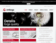 Tablet Screenshot of embega.es